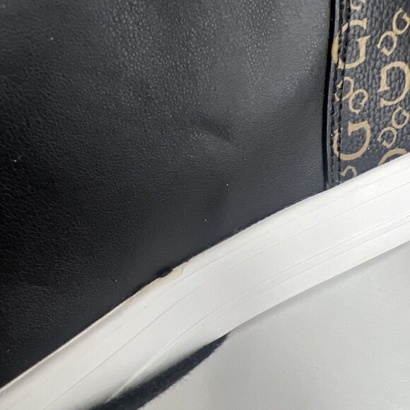 Guess Womens Bending Black Round Toe Lace Up Casual Sneaker Shoes Size 9 M - Picture 8 of 10